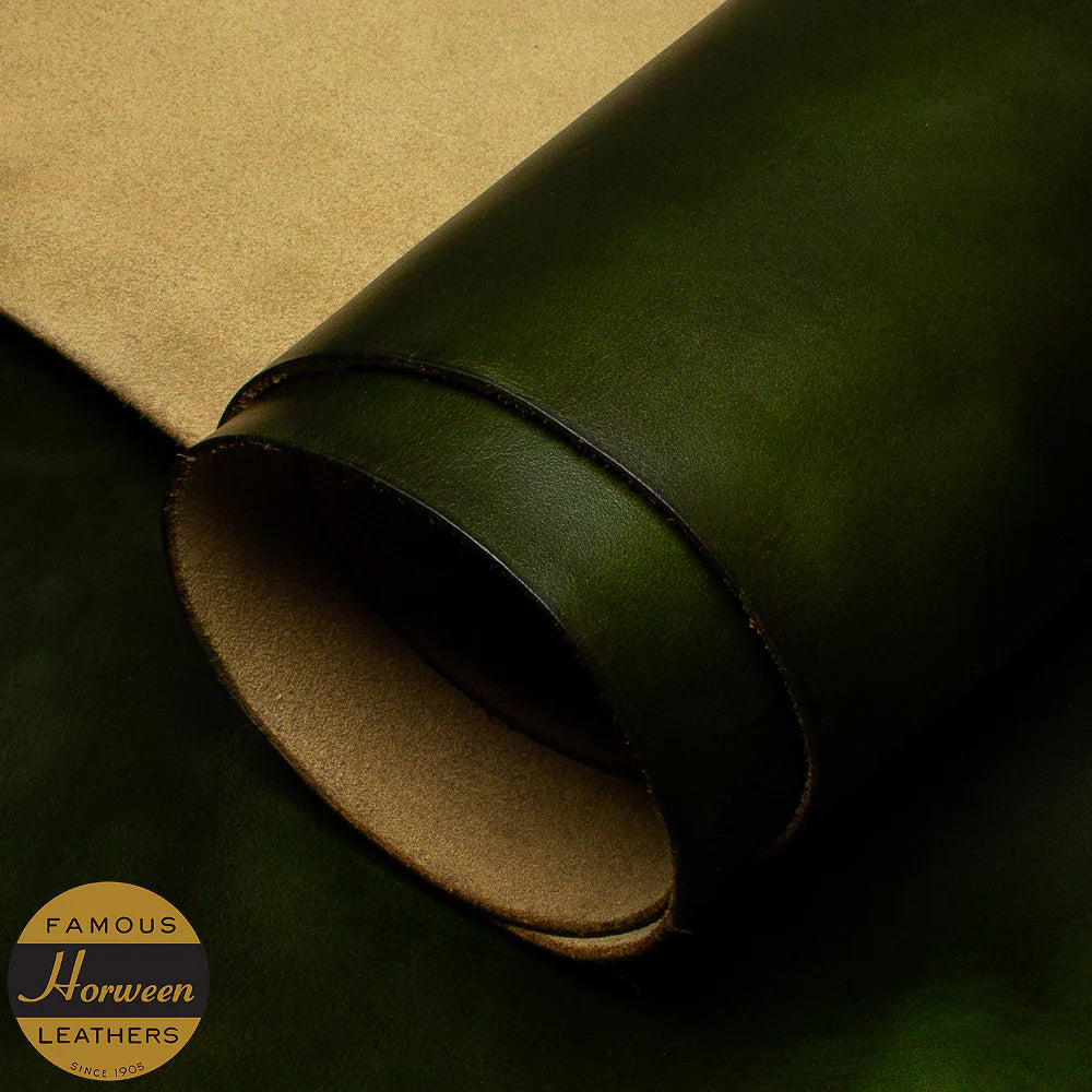 (良品)MR.OLIVE HORWEEN CHROMEXCEL LEATHER HORWEEN CHROMEXCEL FORREST GREEN 2.0/2.2 – a leatherstore