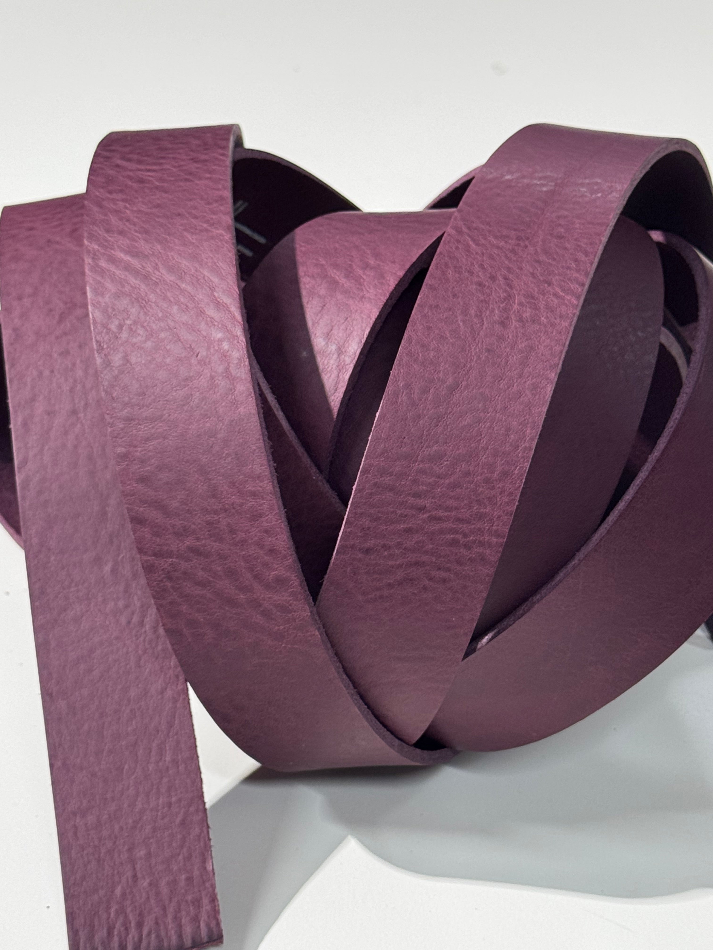 BELT STRAP - OLD ENGLAND PURPLE - LA PERLA AZZURRA – a leatherstore