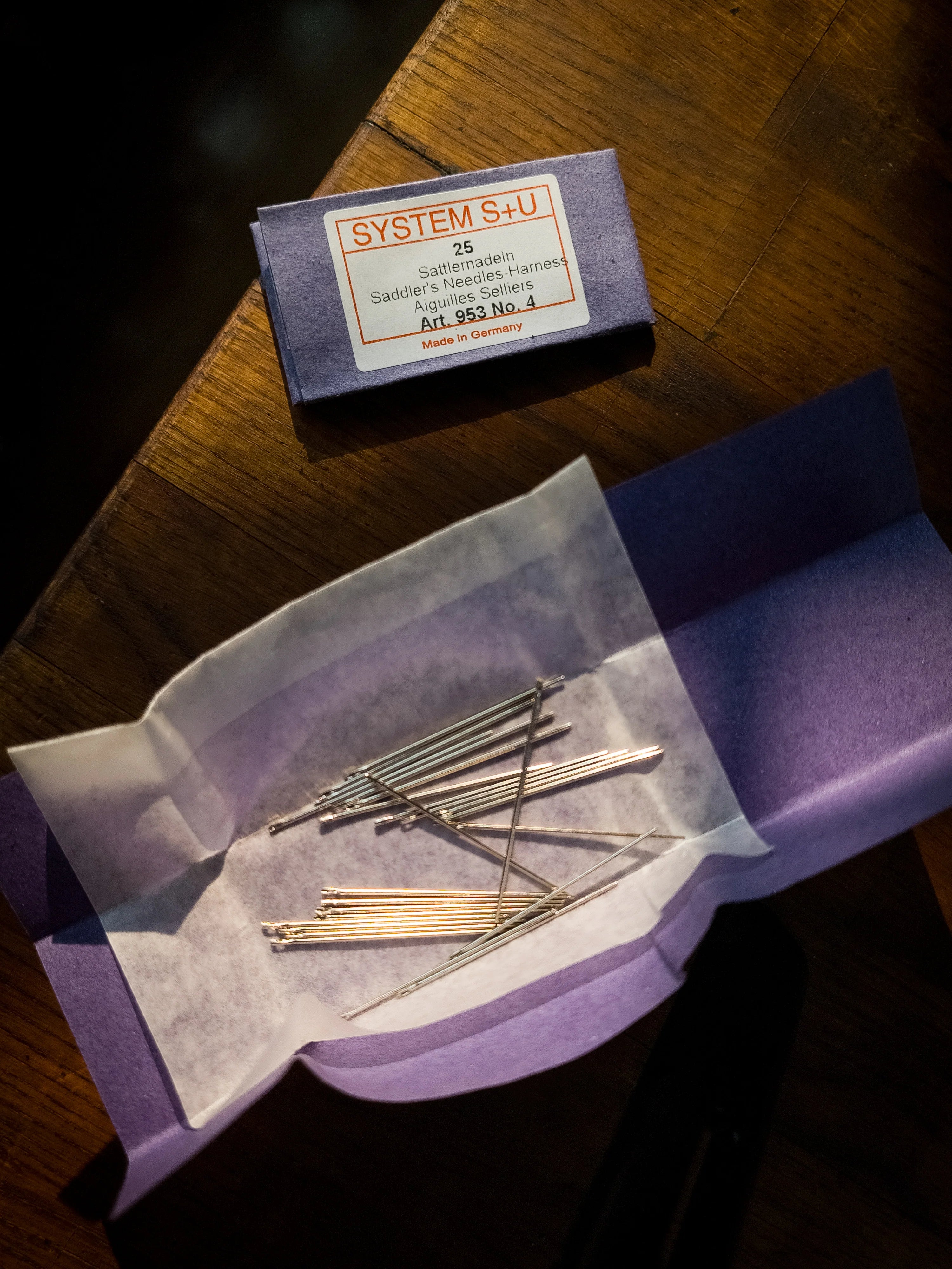 S+U Saddler Needles – a leatherstore