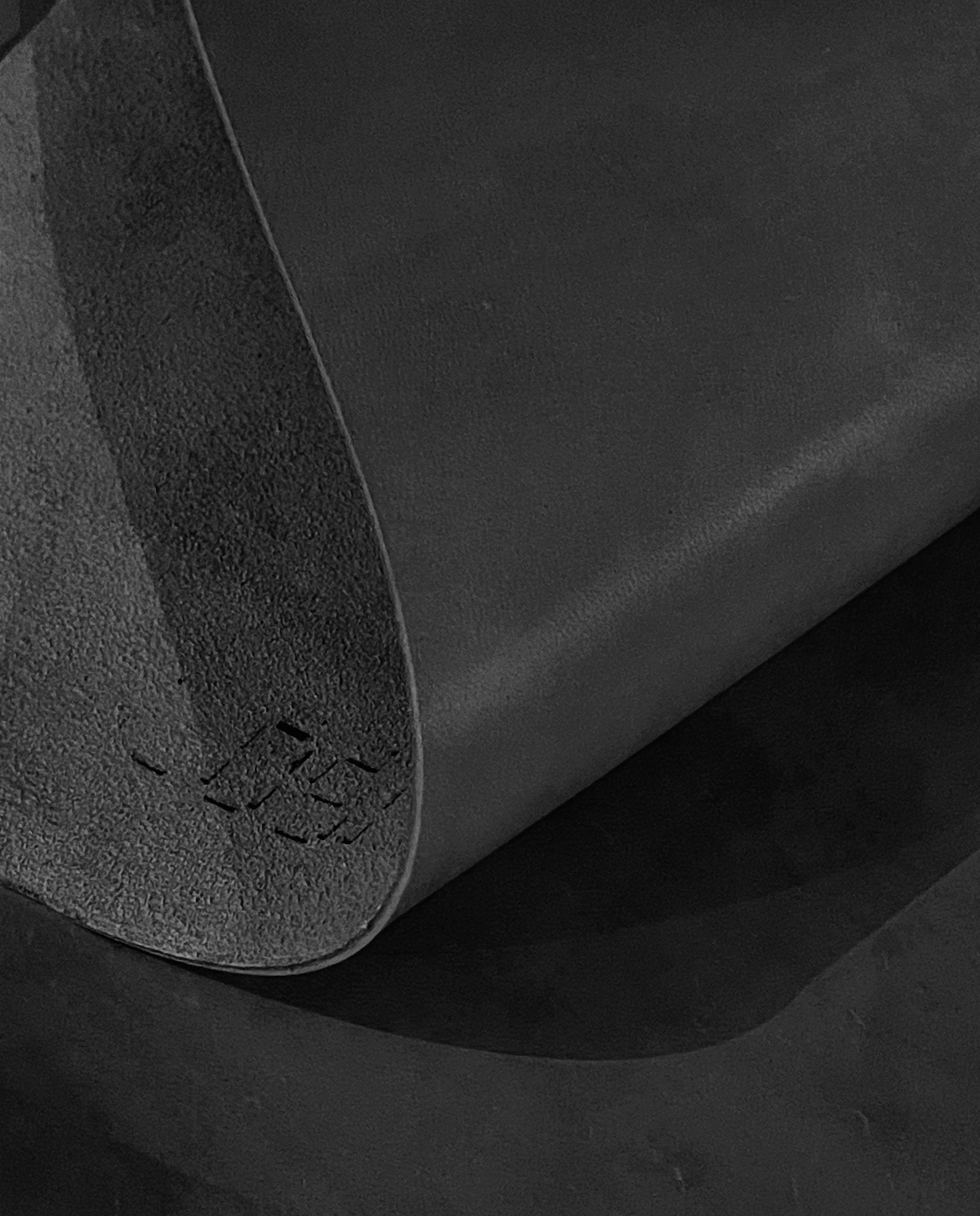 Unglazed BLACK Avancorpo Rocado a leatherstore