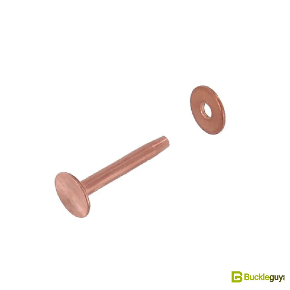 CRB14 #14 Copper Rivets w/ Burrs, Solid Copper (1lb. bag) – a leatherstore