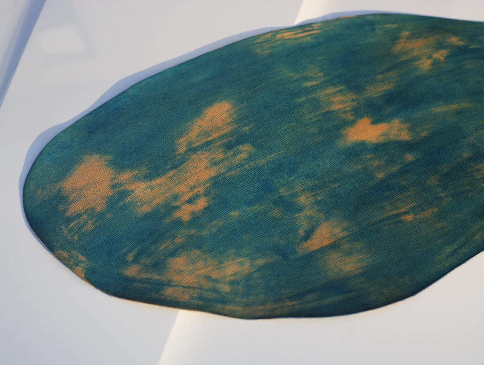 Exclusive Hatch Teal Marbled Shell Cordovan - ROCADO – a leatherstore