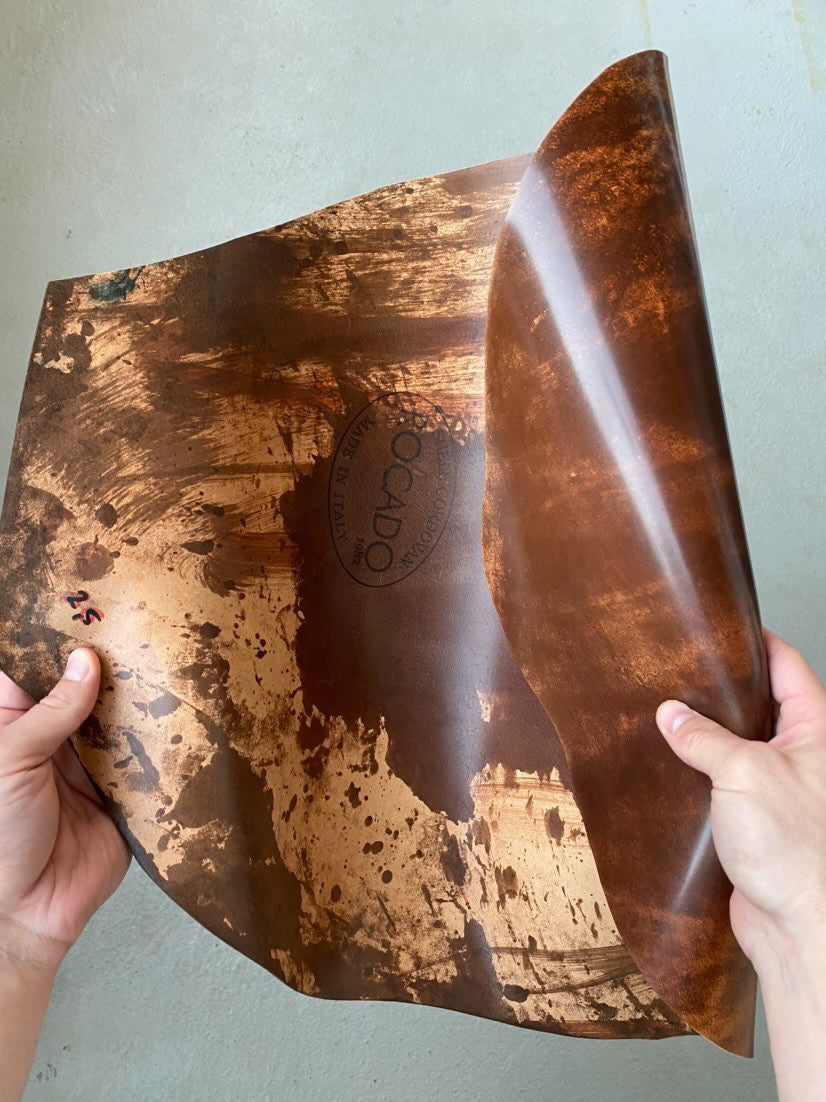 Brown Marbled Shell Cordovan - ROCADO – a leatherstore