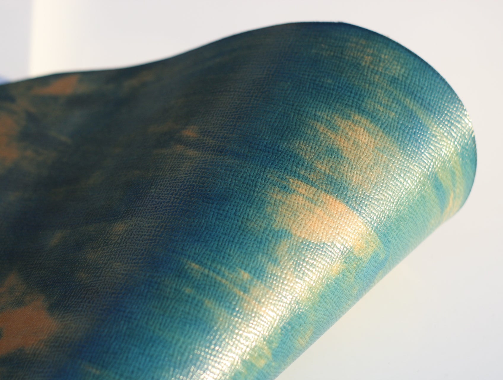 Exclusive Hatch Teal Marbled Shell Cordovan - ROCADO – a leatherstore